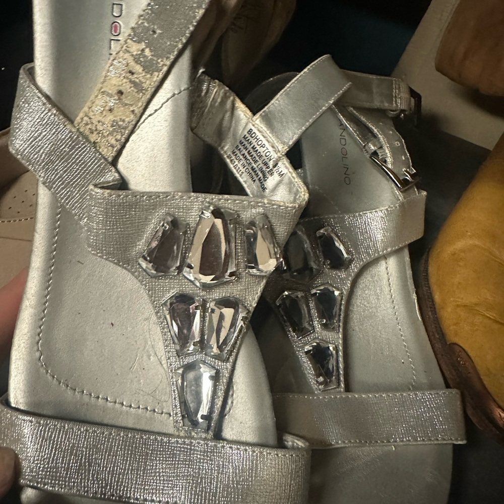 Bandolino Silver Women's Sandals